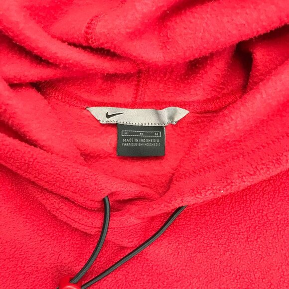 Nike Performance Men Medium Red Long Sleeve Athletic Hoodie Pullover - Picture 4 of 5